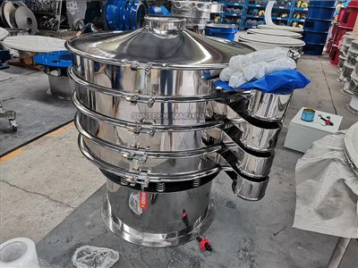 Tela vibratória giratória de 800 mm de diâmetro