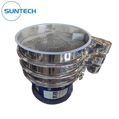 Máquina de peneira vibratória rotativa para triagem de pó