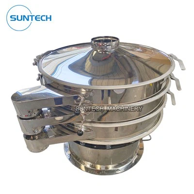 Peneira vibratória rotativa de aço inoxidável